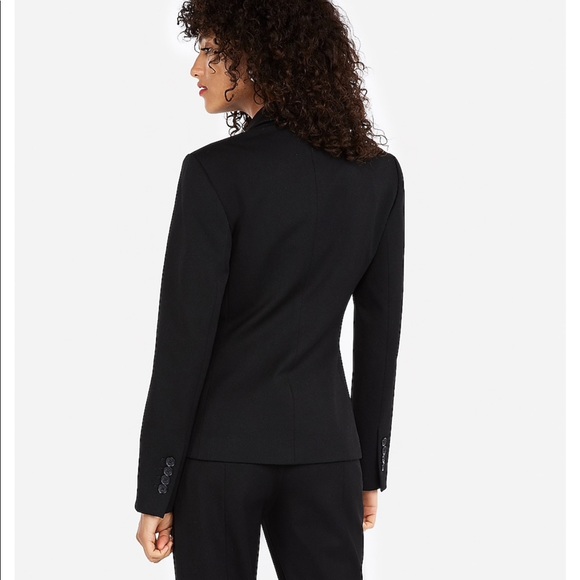 Express Notch Collar One Button Blazer - Picture 6 of 8